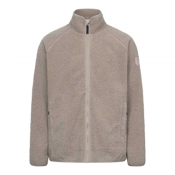 DERBE - KUSCHELBY - HERREN FLEECEJACKE - COBBLESTONE