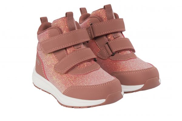 VIKING - BOUNCY GLITTER MID WP 2V - GLITZERNDER, WASSERDICHTER KINDERSCHUH - PINK