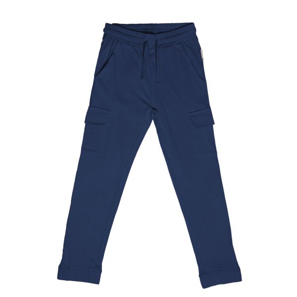 MAXOMORRA - PANTS CARGO SWEAT - INNEN ANGERAUTE HOSE
