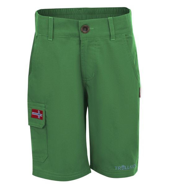 TROLLKIDS - KIDS SANDEFJORD SHORTS XT - KURZE HOSE - INDIA GREEN