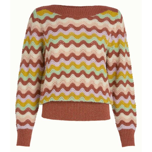 KING LOUIE - ERIN TOP MESA - DAMEN OBERTEIL - BRONZE BROWN