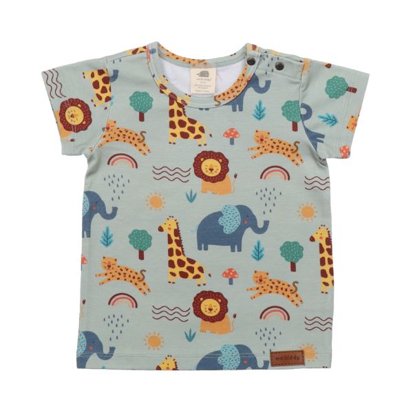 WALKIDDY - JERSEY T-SHIRT - KURZARM - MINI SAFARI