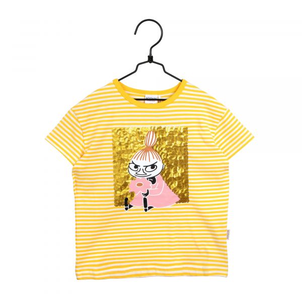 MARTINEX - LITTLE MY T- SHIRT - KURZARM T-SHIRT MIT MOOMIN MY - YELLOW