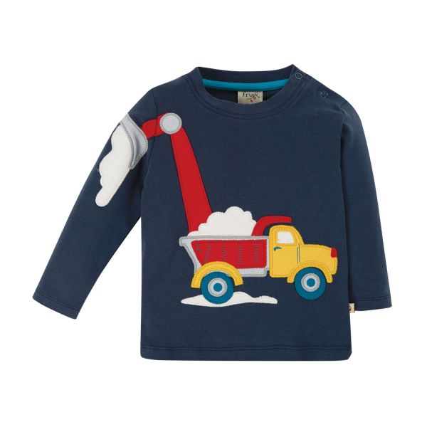 FRUGI - DOUG APPLIQUE TOP - LANGARMSHIRT